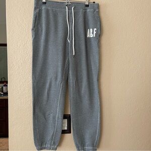 Abercrombie & Fitch striped Jogger Sweatpants